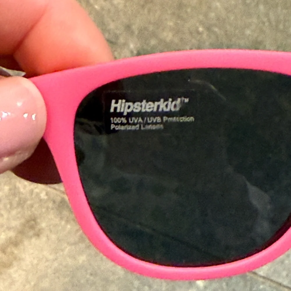 Hipsterkid polarized pink kids sunglasses